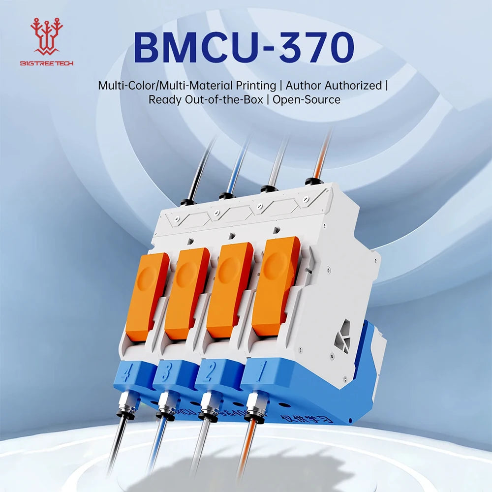 BIGTREETECH BMCU-370 AMS MMU Solutions AMS Lite Support Auto Refill Farm Open-Source Upgrade For Bambu Lab P1P P1S A1 A1 MINI