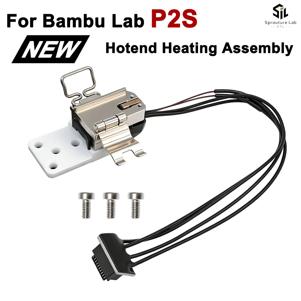 Upgraded Heating Assembly For Bambu Lab P2S Hotend High-Temperature Resistant For Bambu Lab P2S Bambulab Accessories