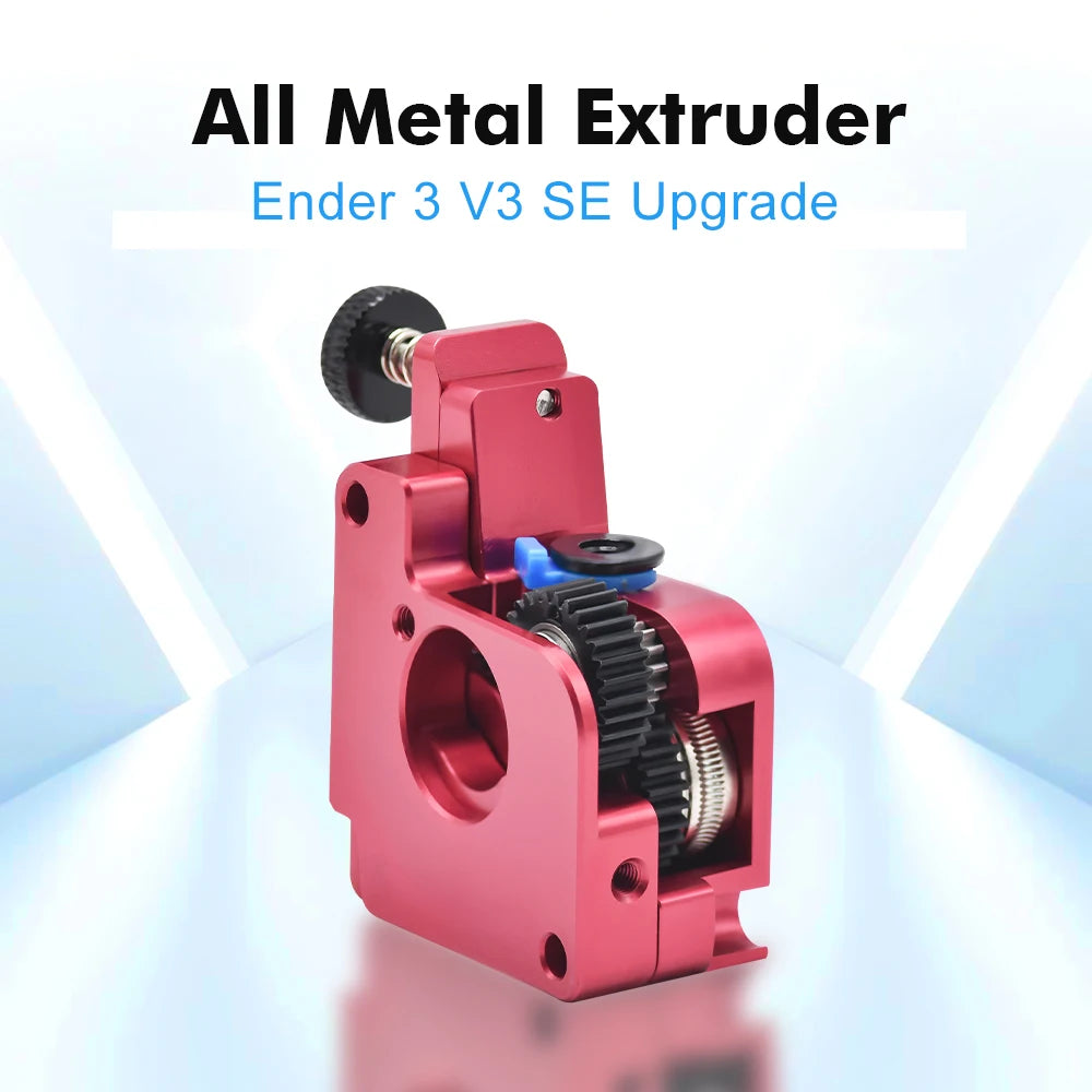 Ender 3 V3 SE Upgrade Extrusion Dual Gear Extruder Not Motor Munual Feed Consumables Filament Gear Fit ender3 v3 se DIY Upgrade
