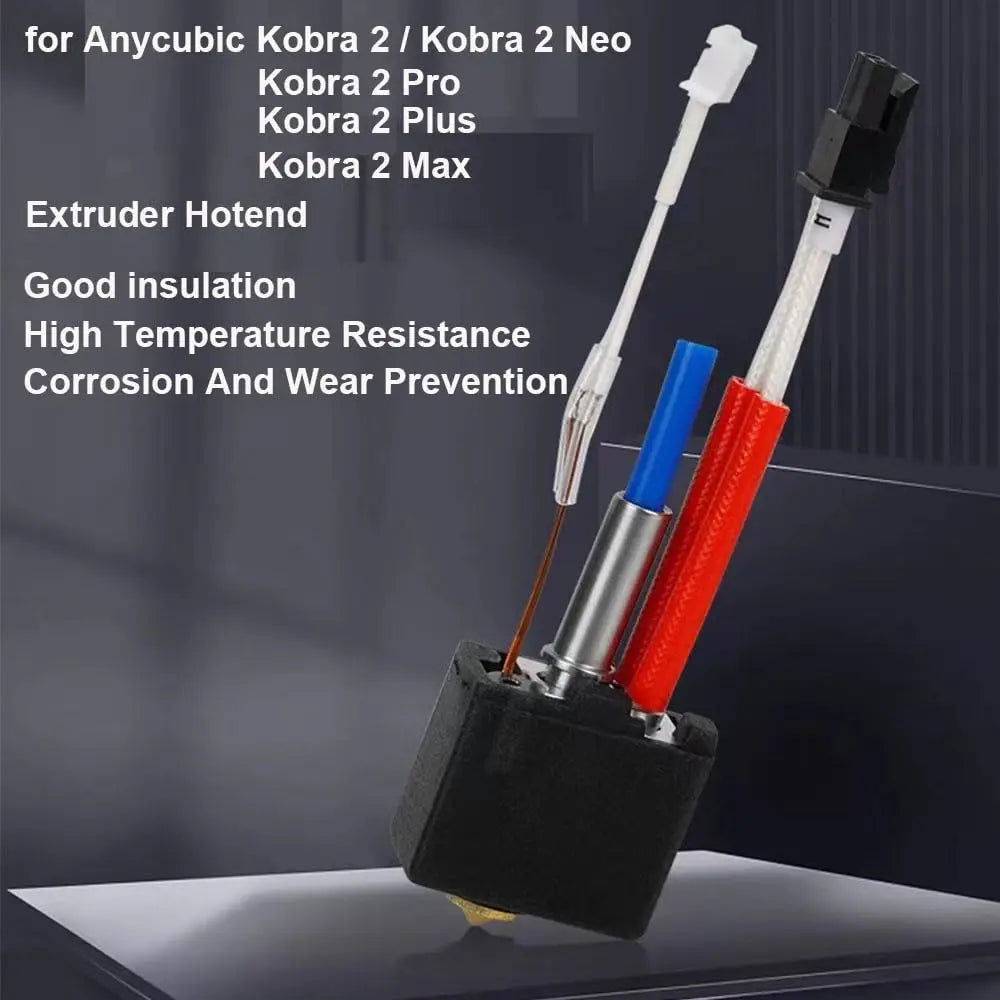 Hotend Print Head Extruder Replacement Kit For Anycubic Kobra 2/Kobra 2 Pro/Kobra 2 Plus/Kobra 2 Max/Kobra 2 Neo