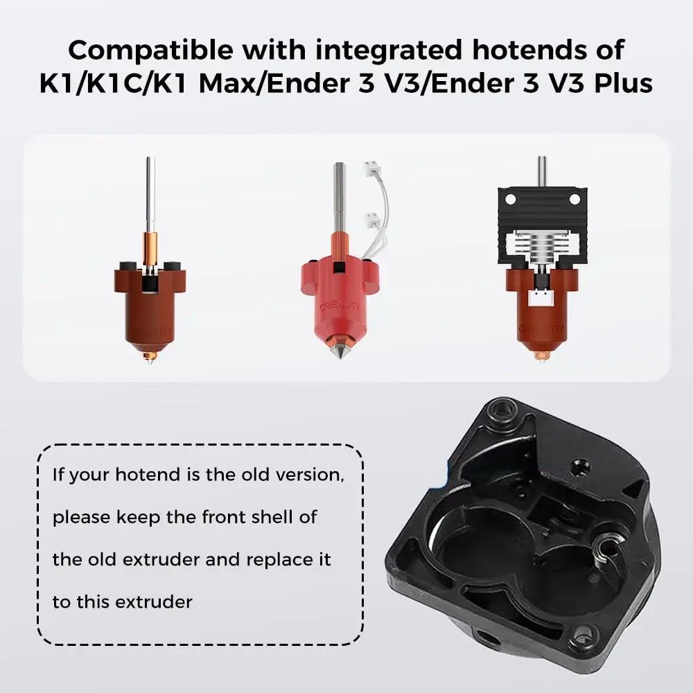 Creality K1/K1 Max/K1C Extruder with Motor, Official Upgraded K1 Extrusion Mechanism Kit for K1 SE/Ender 3 V3 Plus 3D Printer