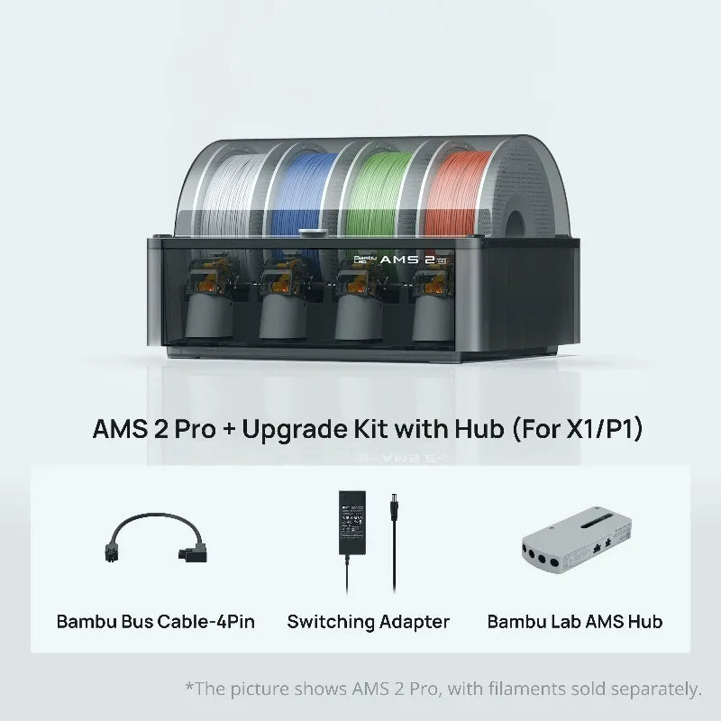 Bambu Lab AMS 2 Pro - Automatic Material System for Bambu Lab 3D Printer