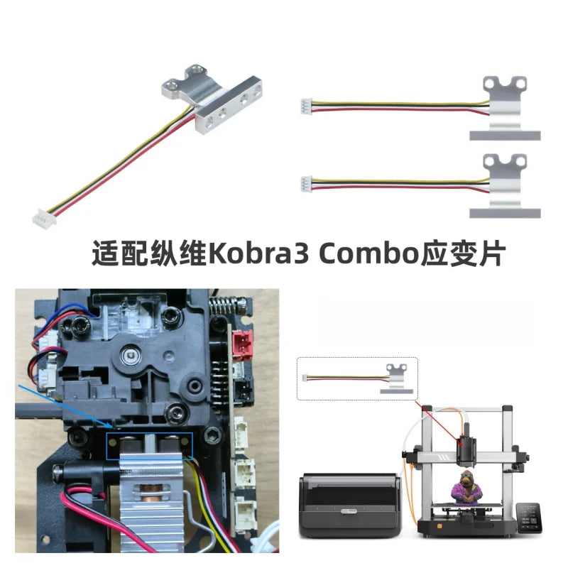 3D Printer Accessories: Strain Gauges for Extruder Sensors, Compatible with Anycubic Kobra 3 combo/Kobra 3 Max