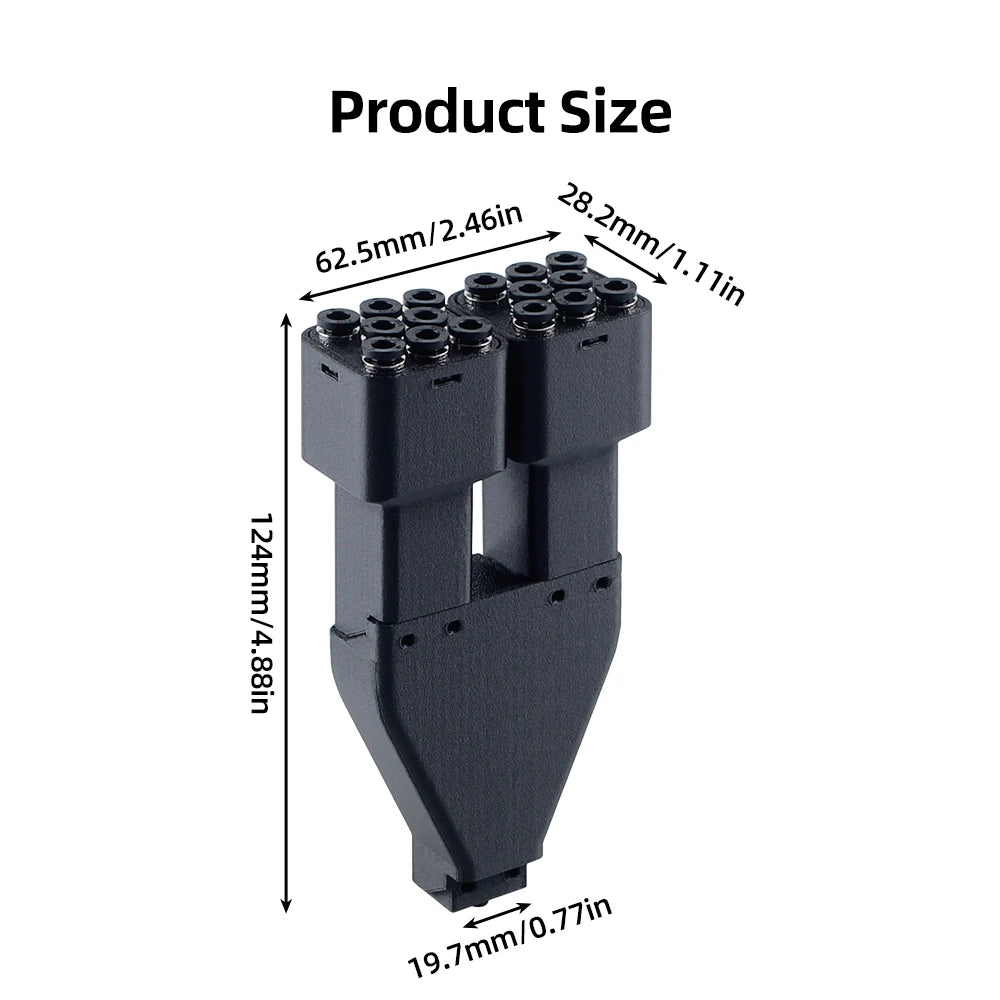 For Anycubic KOBRA 3/3 MAX/S1 PRO 16 Colors Filament Hub Upgraded Multicolor 3D Printer Accessories for Anycubic