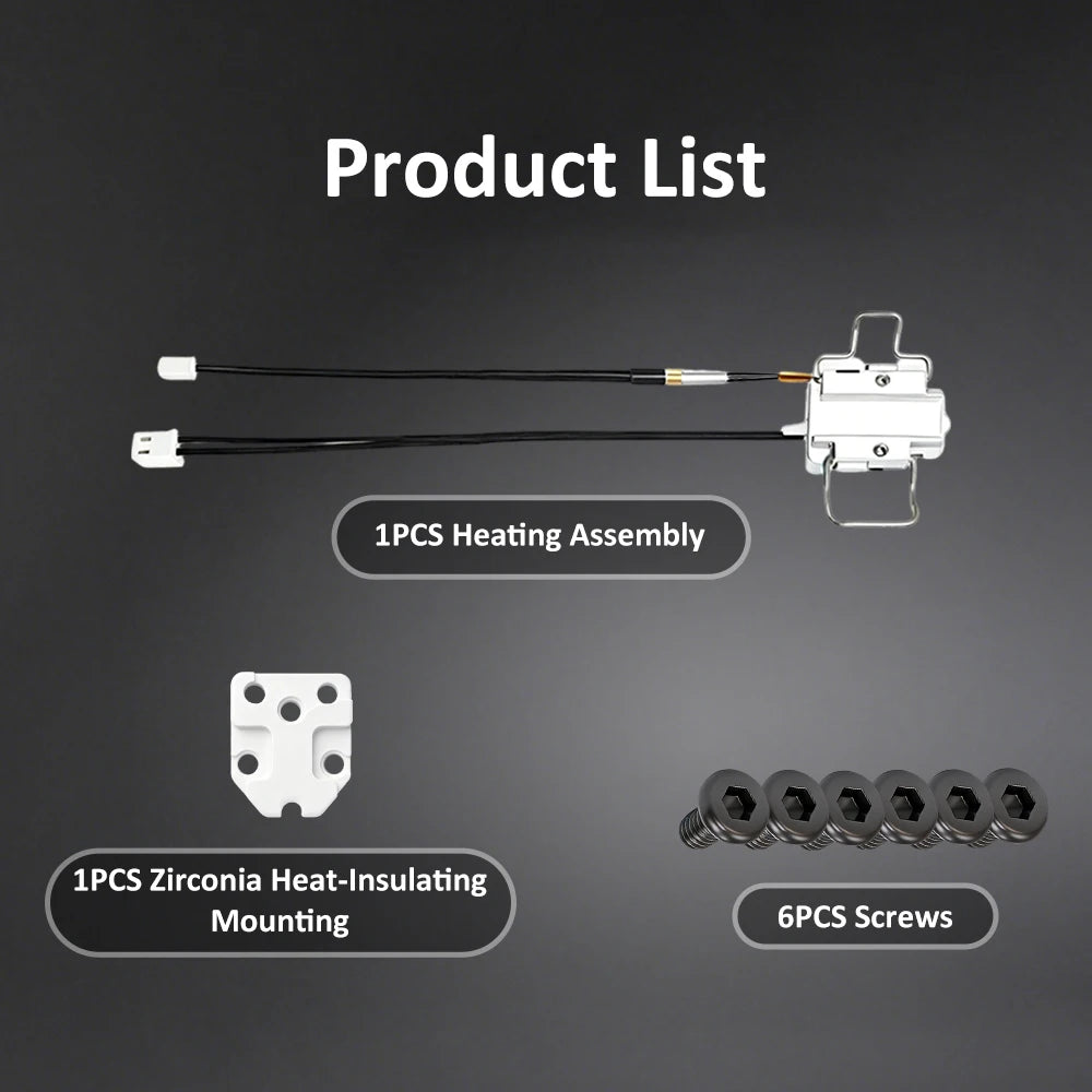 Hotend Heating Assembly For Kobra X New upgrade Hotend Heating Assembly High Quality Ceramic Heater Thermistor KX 3D printer