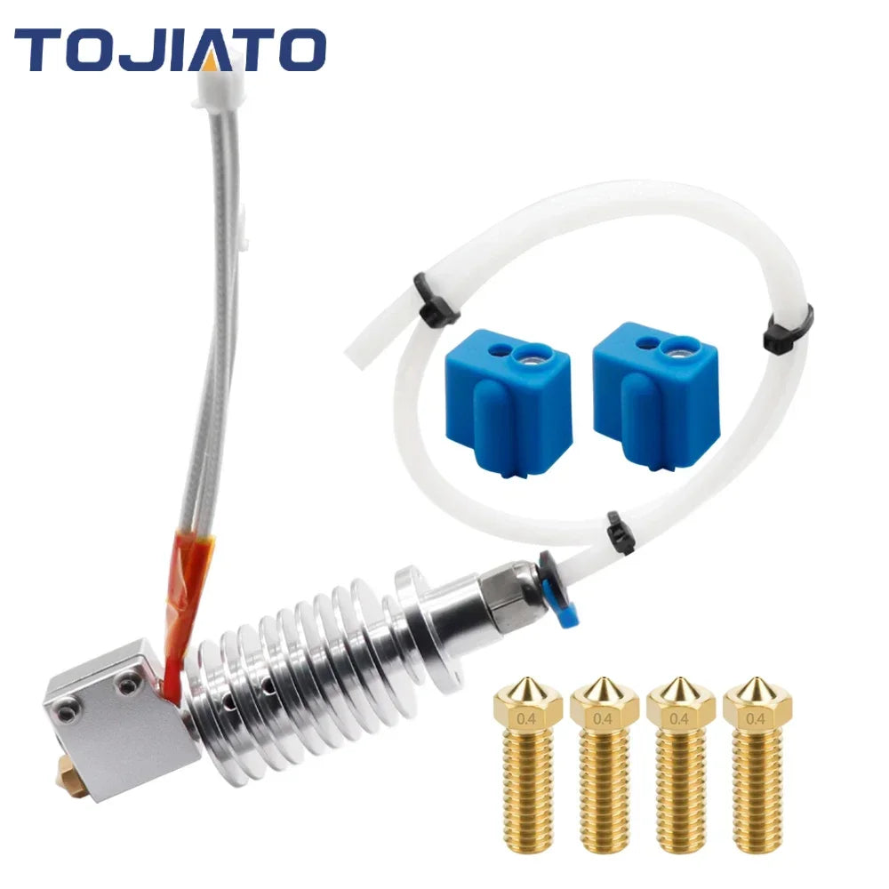 E3D V5 Vyper Hotend 24V Hotend Set For ANYCUBIC Vyper FDM 3D Printer 1.75MM for Feeding 3D Printer Extruder and Nozzle Sock