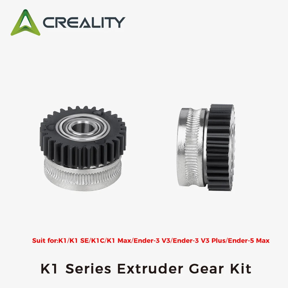 Creality Series Extruder Gear Kit 2pcs for K1/K1 SE/K1C / K1 Max /Ender-3 V3 / Ender-3 V3 Plus /Ender-5 Max