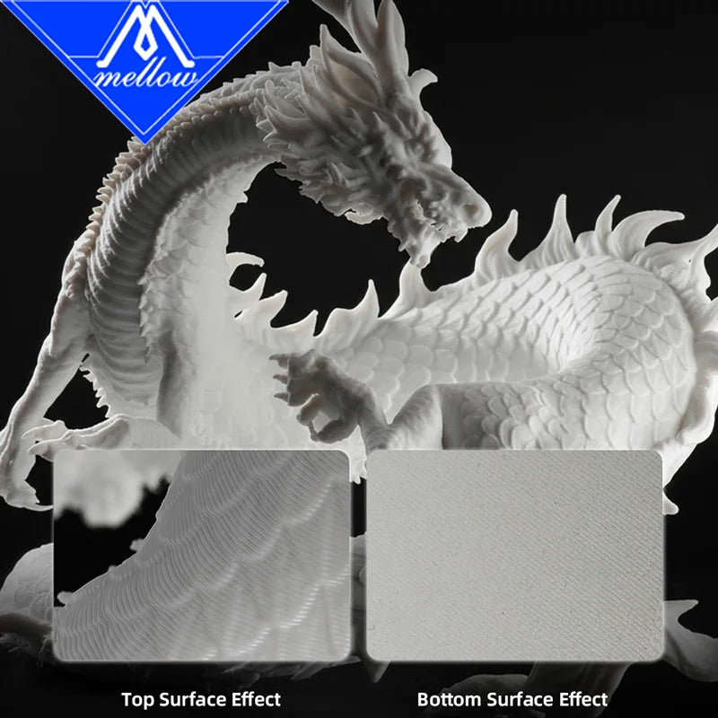 Mellow MintPad Cool Plate Build Surface for Bambu Lab X1 P1 A1 H2D — Dual-Sided Flexible Low-Temp Adhesion Print Bed