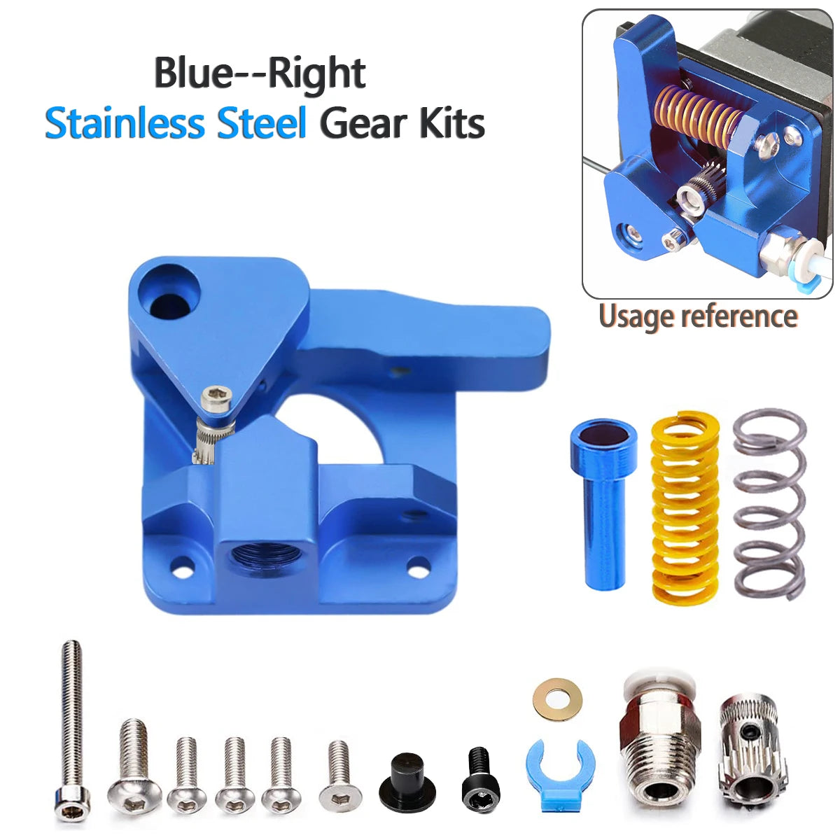 Ender 3 Upgrade Dual Gear Extruder for Creality Ender 3 V2 Pro Ender 3 Neo Series CR10 3D Printer 1.75mm Filament