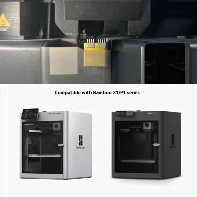 Bambu Lab X1 P1S Series Printer Head Wiper and Mounted Scrubber Set for Enhanced Cleaning