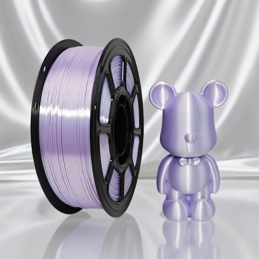 PLA Silk Filament 1.75mm 1kg Half Sugar Color for Bambu Lab Creality 3D Printer Materials Refill Spool Consumables