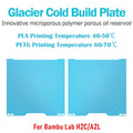 For Bambu Lab A2L H2C Bed Double Sided Bambulab Smooth Build Plate Hiqh Quality For Bambu Lab H2C Accessories Spare Part