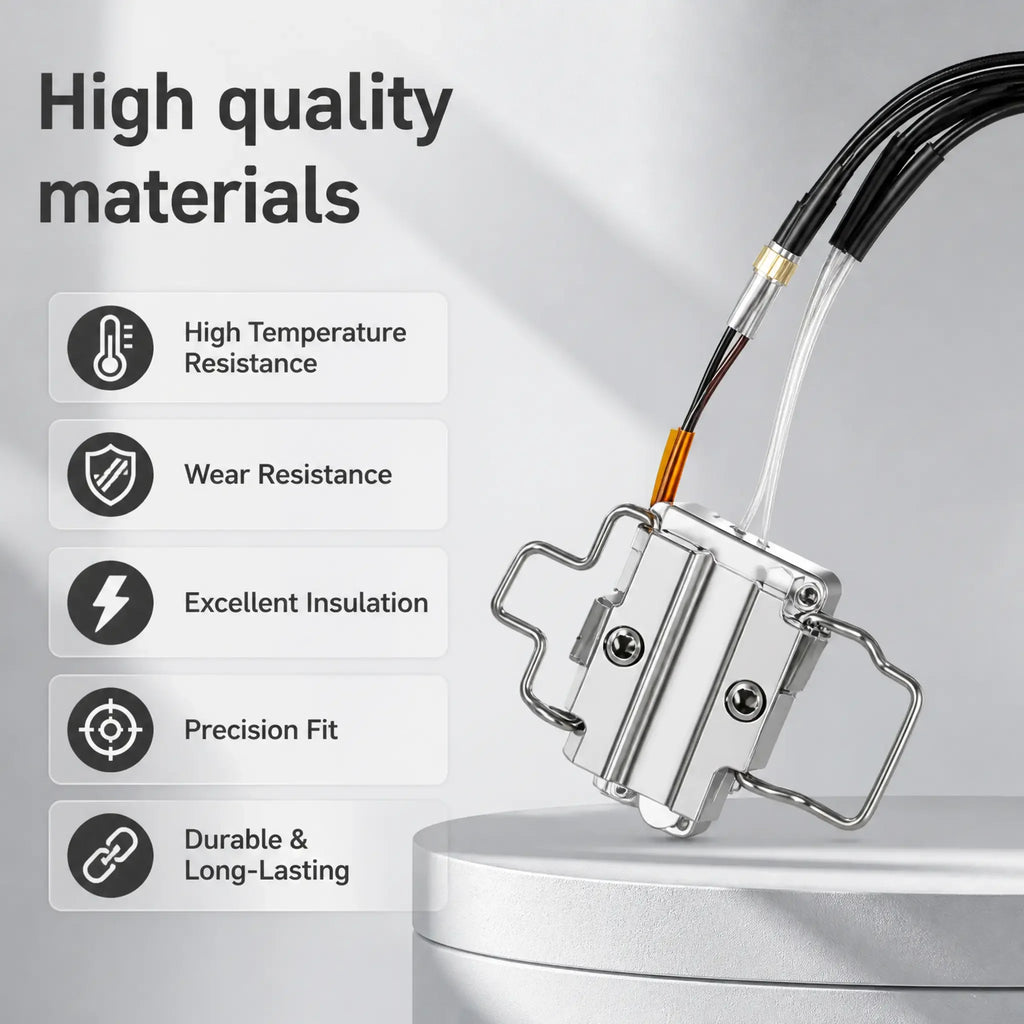 Hotend Heating Assembly For Kobra X New upgrade Hotend Heating Assembly High Quality Ceramic Heater Thermistor KX 3D printer