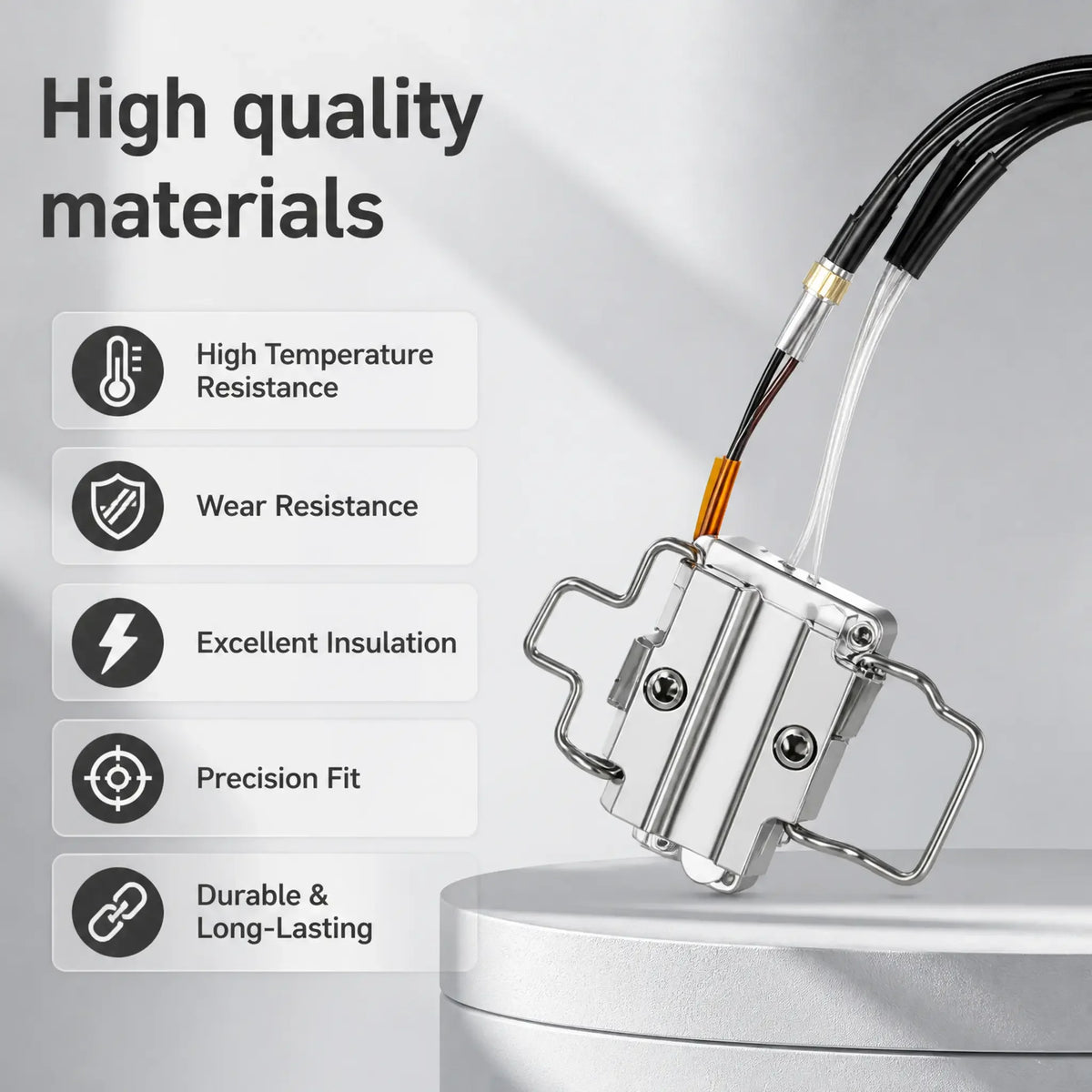 Hotend Heating Assembly For Kobra X New upgrade Hotend Heating Assembly High Quality Ceramic Heater Thermistor KX 3D printer