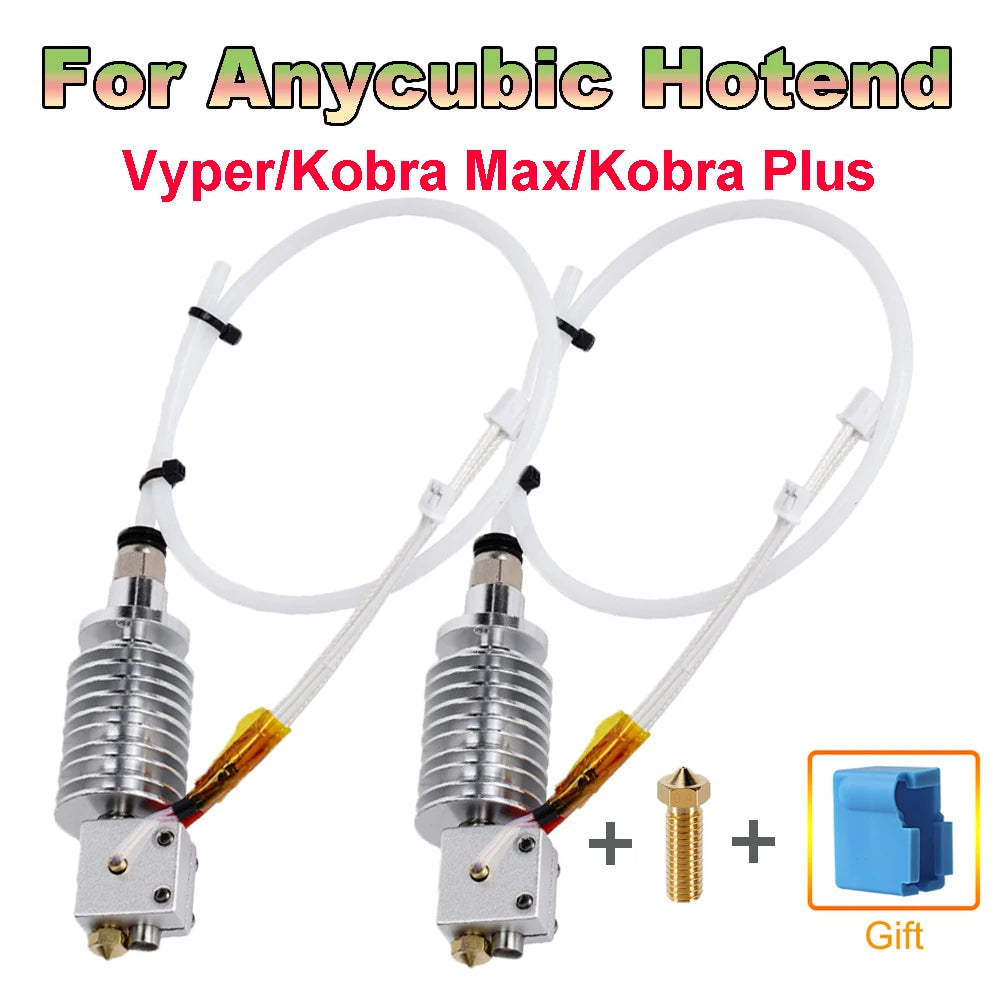 For Anycubic Vyper Kobra Max Kobra Plus Hotend 24V 40W Heater J-head Heat Sink Hot End Remote Bowden J Head 3D Print Parts