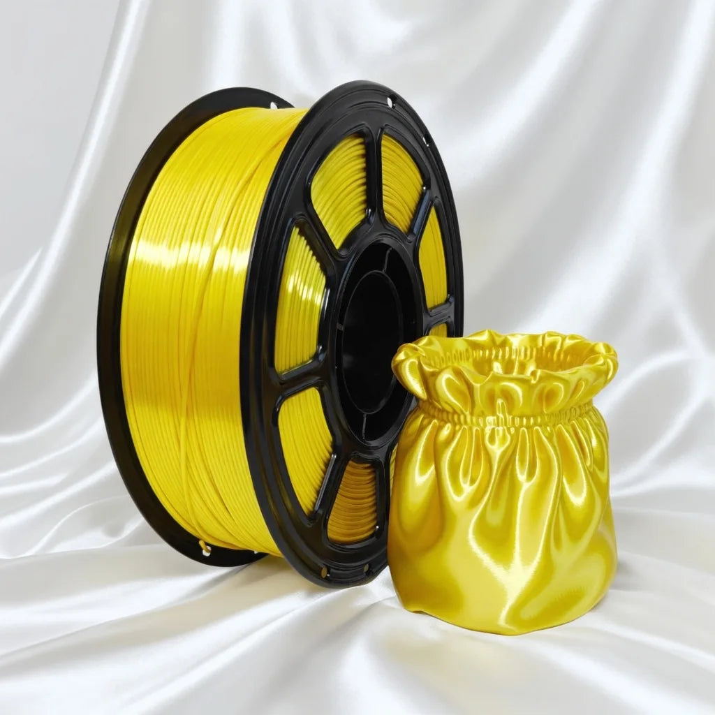 PLA Silk Filament 1.75mm 1kg Half Sugar Color for Bambu Lab Creality 3D Printer Materials Refill Spool Consumables