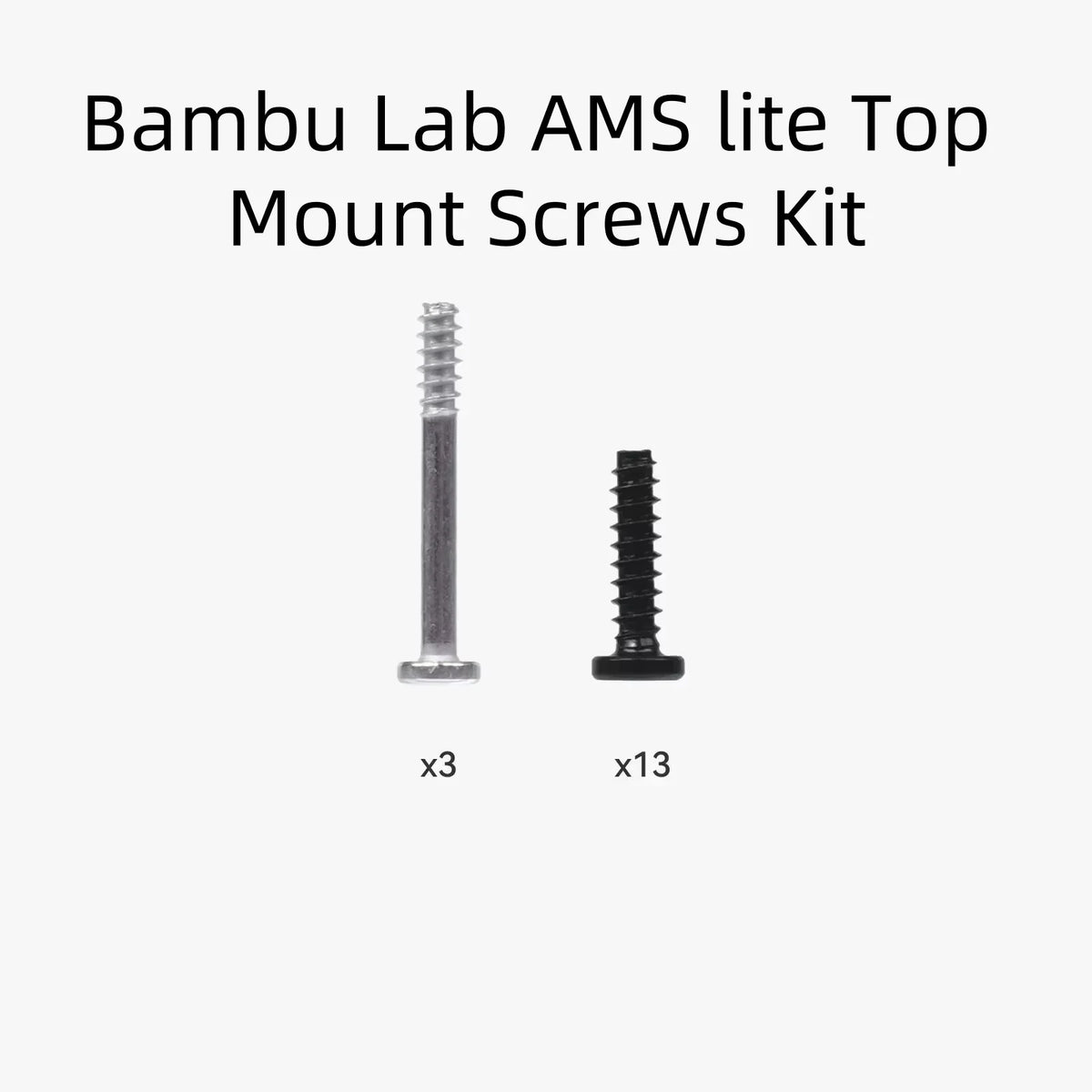 Bambu Lab Screws Kit - X1 Series/P1 Series/A1 Series and AMS lite Top Mount Screws Kit High Quality Brand Original Screws