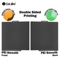 Smooth PEI Build Plate with QR Code for Bambu Lab P2S X2D X1 P1S A1 Hot Bed,Double Sided Printing for Bambu 3D Printer Platform