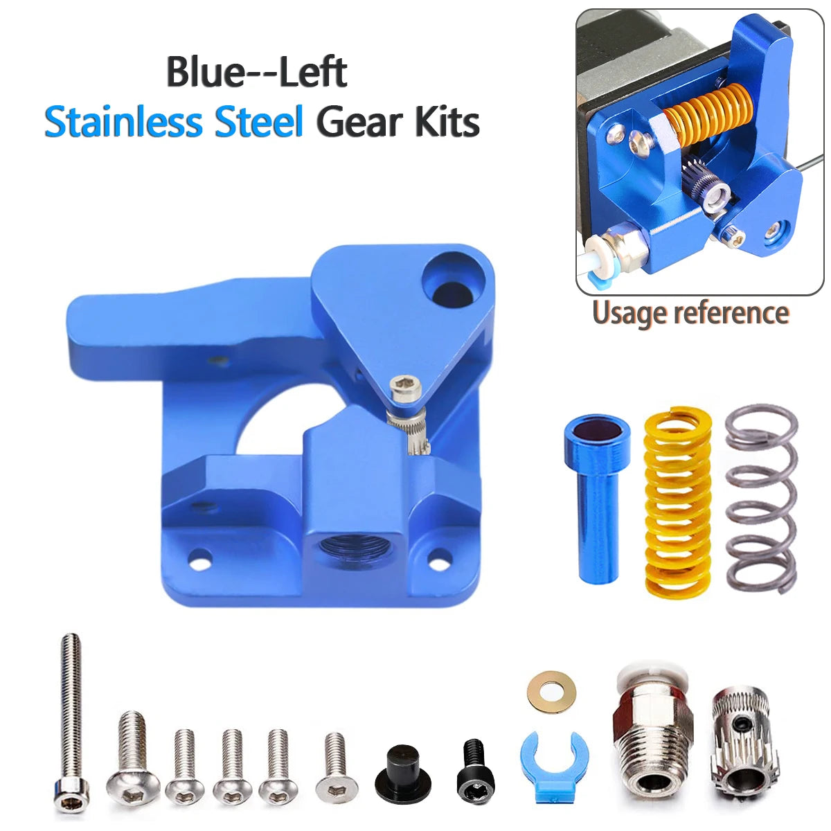 Ender 3 Upgrade Dual Gear Extruder for Creality Ender 3 V2 Pro Ender 3 Neo Series CR10 3D Printer 1.75mm Filament