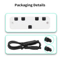 For Bambu Lab 4-Port Expansion Hub with Power Signal Protection for All Bambu Lab 3D Printers Accessory