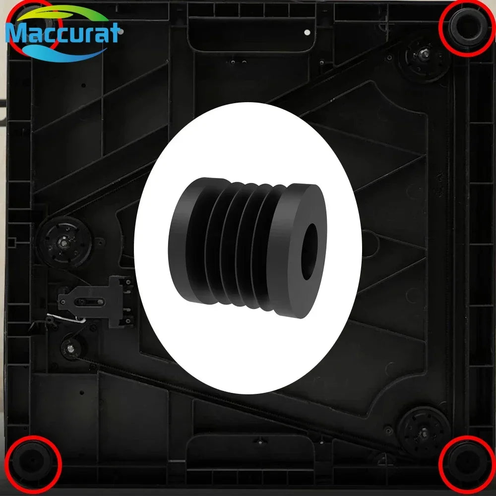 Bambu Lab  Anti Vibration Feet For Bambu Lab X1 Series And P1P Universal Rubber Foot Anti-slip Rubber Shock Pad 3D Printer Parts