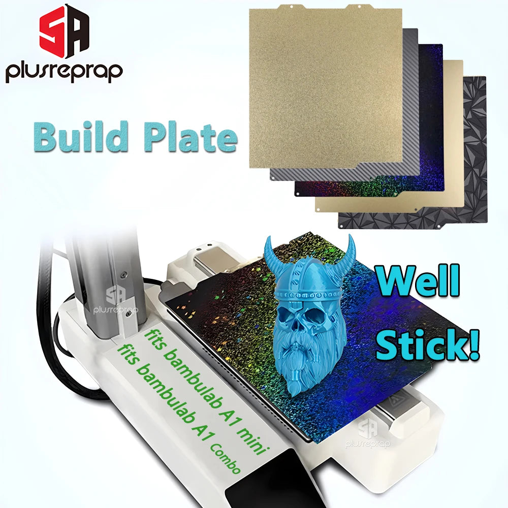 PEI Build Plate for Bambu lab A1 Mini Combo Heatbed 3D Printer Accessories for bambulab