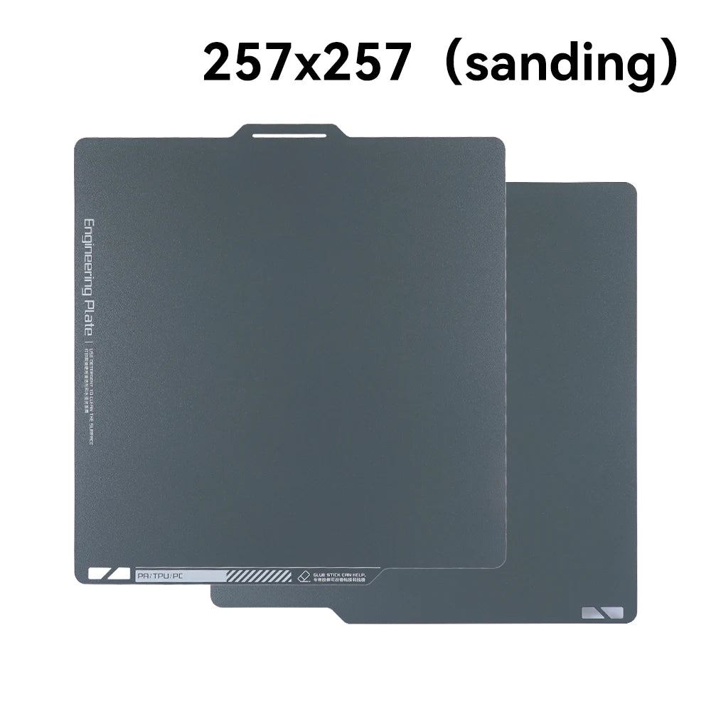 Bambulab Build Plate For Bambu Lab P1P P1S A1 X1 X1C X1E PEI Plate Smooth Bamboo Plate Lab 257x257mm Spring Steel Sheet
