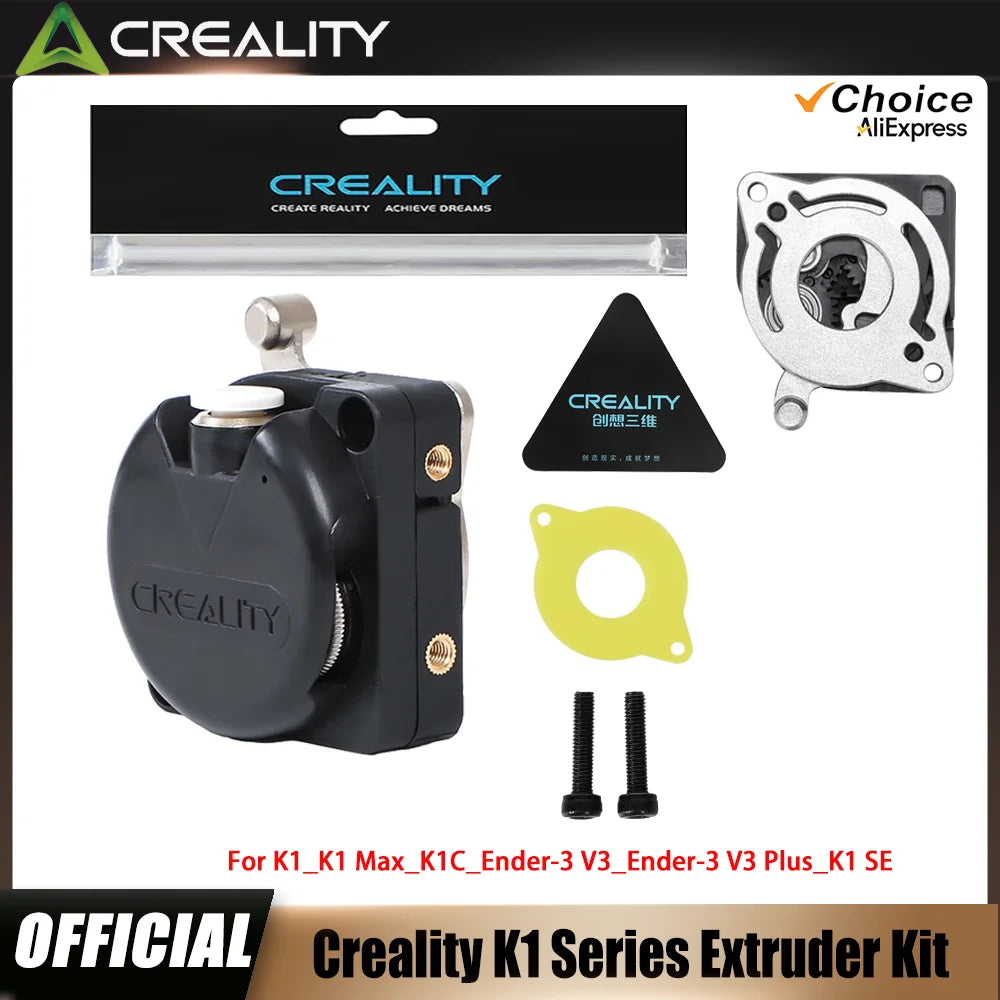 Creality Official K1C Extruder (No Motor) Extrusion Mechanism Kit for K1 MAX/K1/ Ender 3 V3/v3 Plus Upgrade 3D Printer Accessory