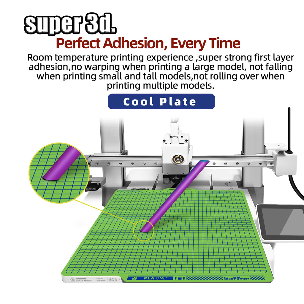 PLA Plate For Bambu Lab Build Plate Cool Plate P1P X1C A1 P1S Bambulab Cold Plate Dual Sided Super Adhesion Bamboo Heat Bed