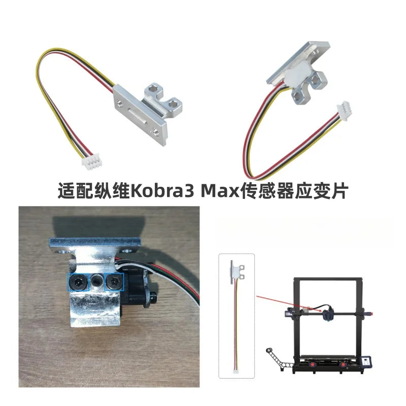 3D Printer Accessories: Strain Gauges for Extruder Sensors, Compatible with Anycubic Kobra 3 combo/Kobra 3 Max