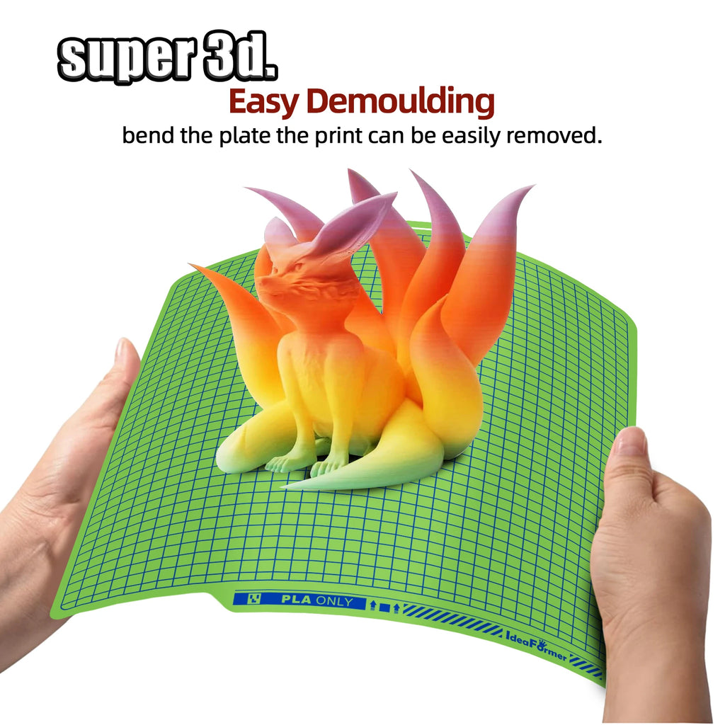 PLA Plate For Bambu Lab Build Plate Cool Plate P1P X1C A1 P1S Bambulab Cold Plate Dual Sided Super Adhesion Bamboo Heat Bed