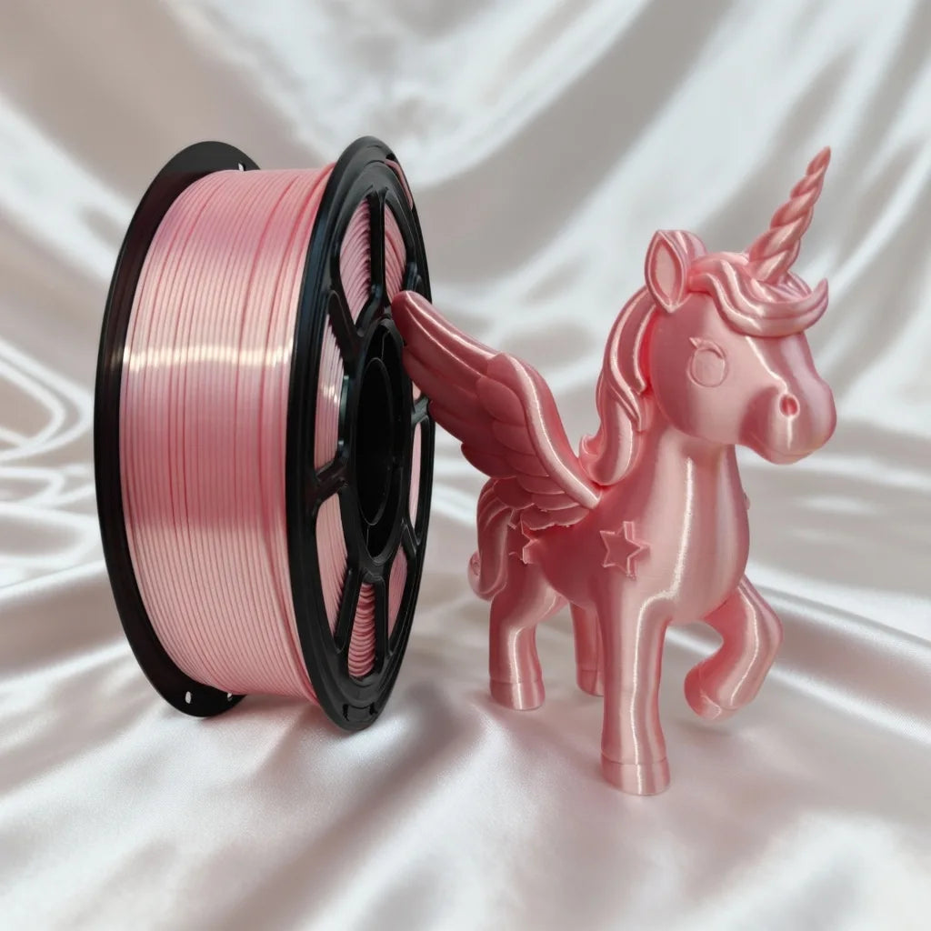 PLA Silk Filament 1.75mm 1kg Half Sugar Color for Bambu Lab Creality 3D Printer Materials Refill Spool Consumables
