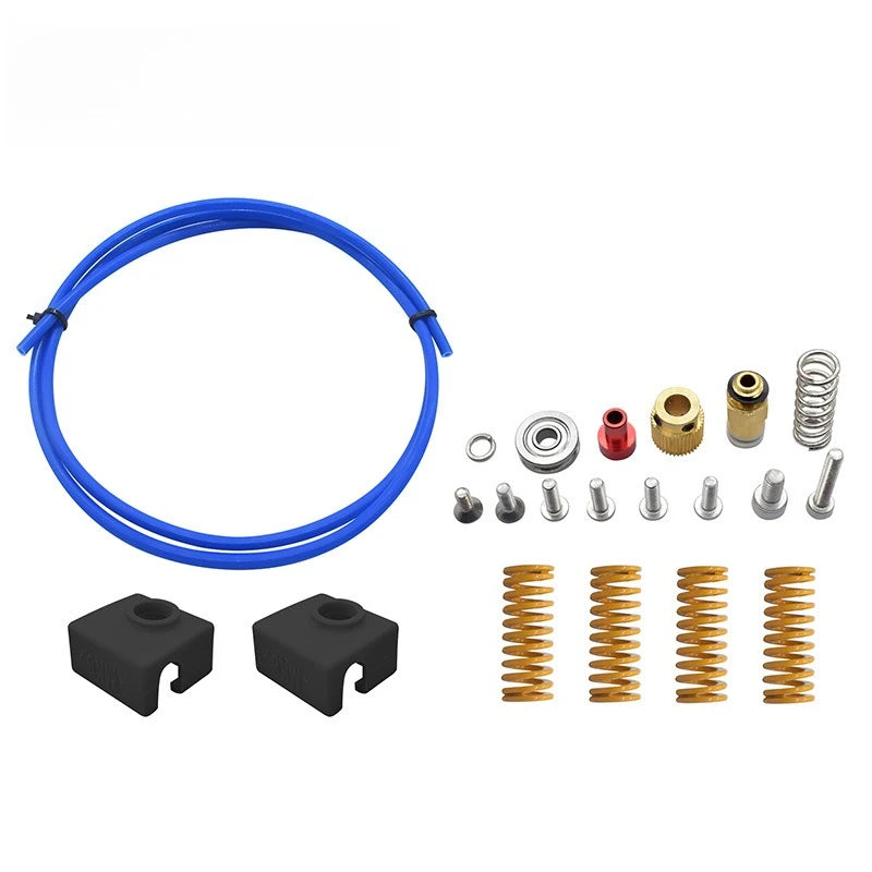 3D Printer Accessories Ender-3 CR-10 Extruder Kit Shock Absorber Silicone Sleeve Teflon Tube Spring