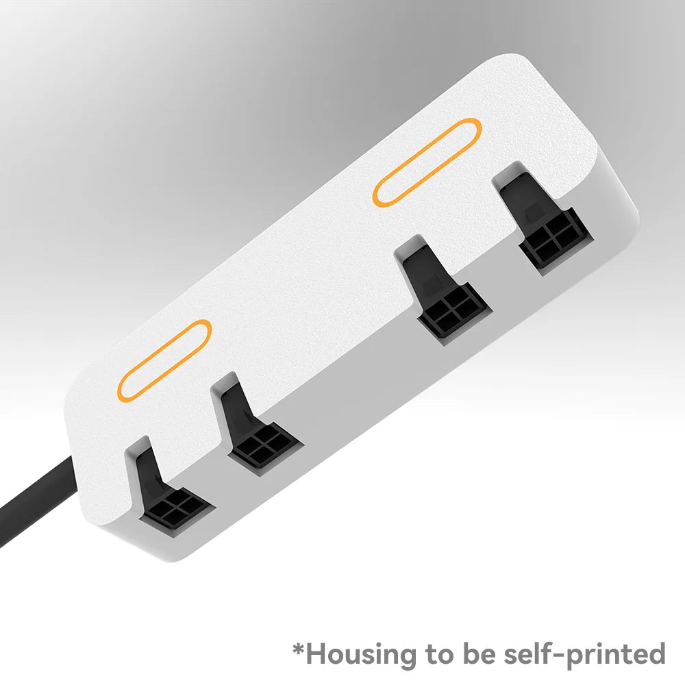 For Bambu Lab 4-Port Expansion Hub with Power Signal Protection for All Bambu Lab 3D Printers Accessory