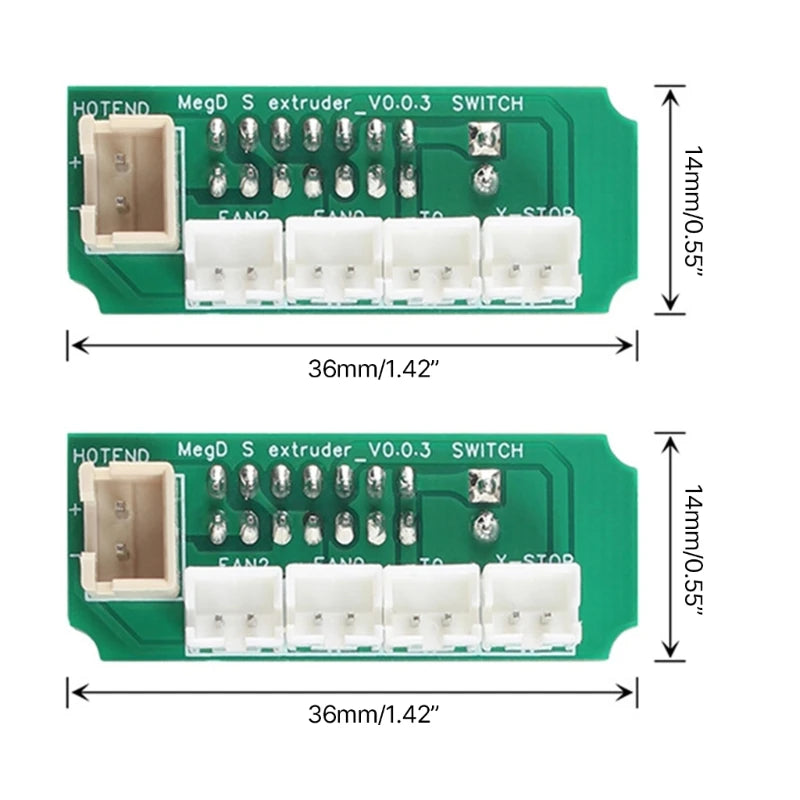 Accurate Temperature Control Adapters Extruder Thermistor Transfer Adapters for Anycubi i3 3D Printer
