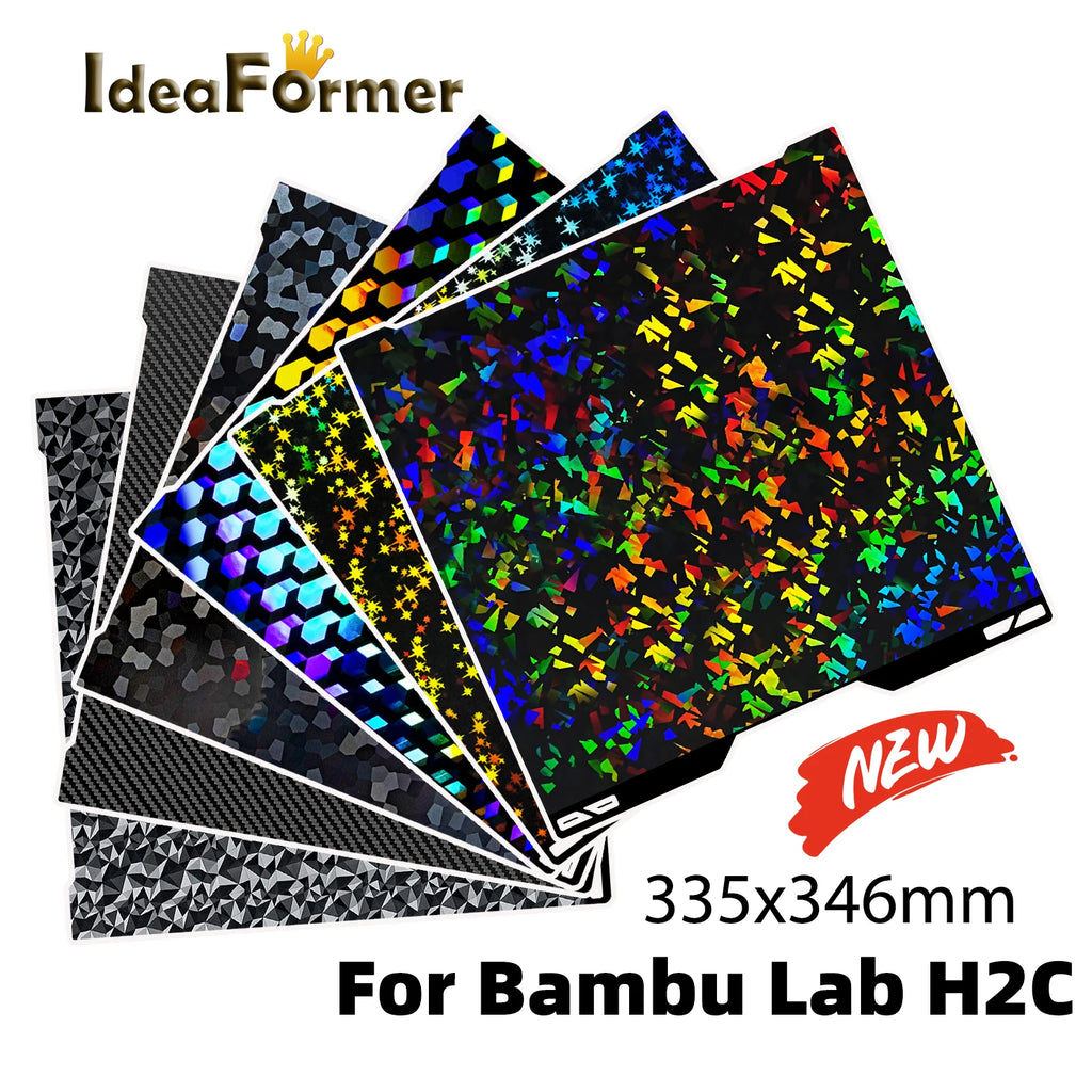2026 A2L For Bambu Lab H2C Bed Double Sided A2L Bambulab Smooth Build Plate For Bambu Lab Accessories Spare Parts Bambu Heat Bed