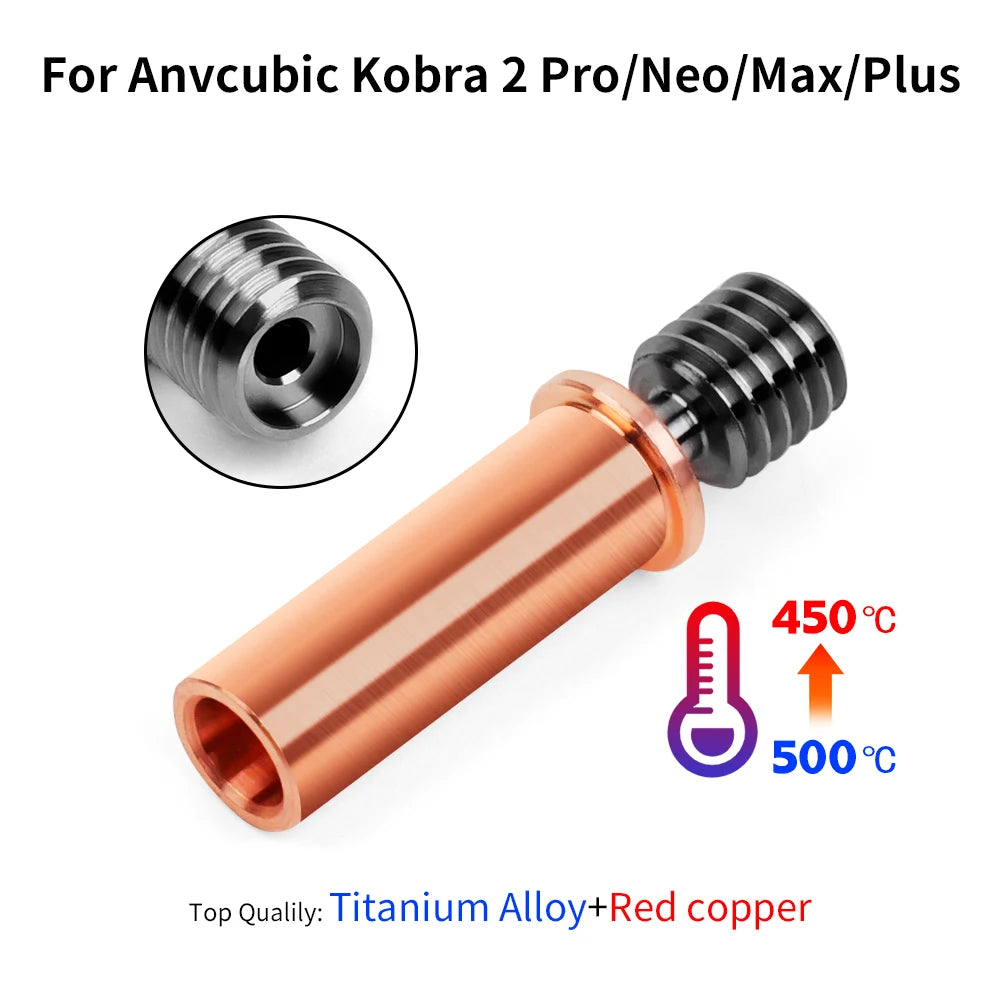 For Anycubic Kobra 2 Hotend Anycubic Kobra 2 Max Hotend Upgrade High Speed 24V 60w Ceramic Heater Thermistor Kobra 2 Pro