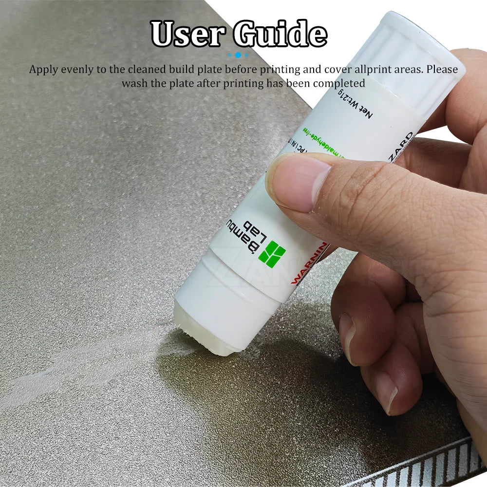 Solid/Liquid For Bambu Lab Official for Build Plate Strong Adhesion Water Soluble Low Odor Easy Clean for PLA ABS PETG ASA TPU