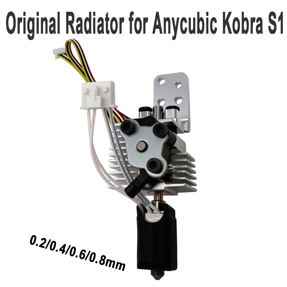 Anycubic 3D Printer Parts: Plastic Quick - Release Components, Ceramic Hotend, for S1 Combo Model