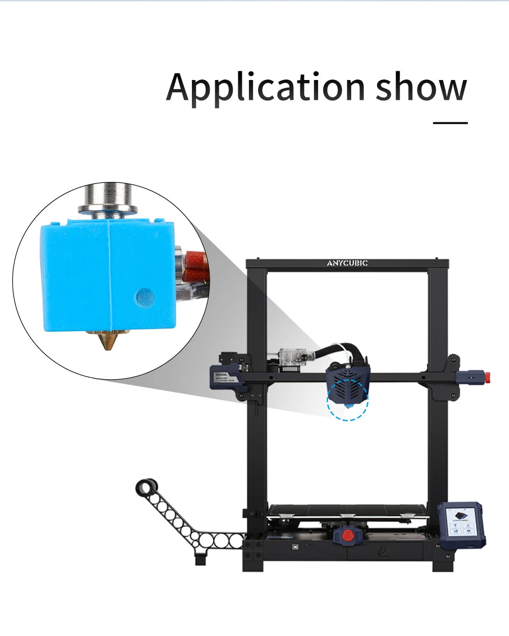 For Kobra Hotend 24V 40W Hotend Set For ANYCUBIC Kobra FDM 3D Printer 1.75MM for Feeding 3D Printer Extruder