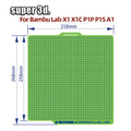PLA Plate For Bambu Lab Build Plate Cool Plate P1P X1C A1 P1S Bambulab Cold Plate Dual Sided Super Adhesion Bamboo Heat Bed