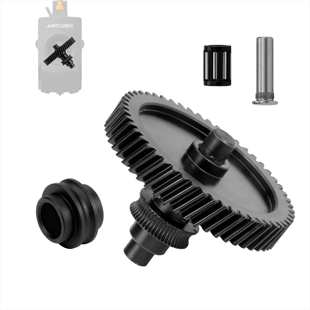 Extruder Gear For Anycubic Kobra 3 Max Upgrade Hardened Steel Helical Gears High Strength Wear Resistant 3D Printer Accessories