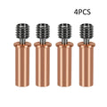 For Anycubic Kobra 2 Heatbreak Bimetal Neo Upgrades M6 Bimetal Heat Break Throat For Anycubic Kobra 2 Max Plus Hotend Throats