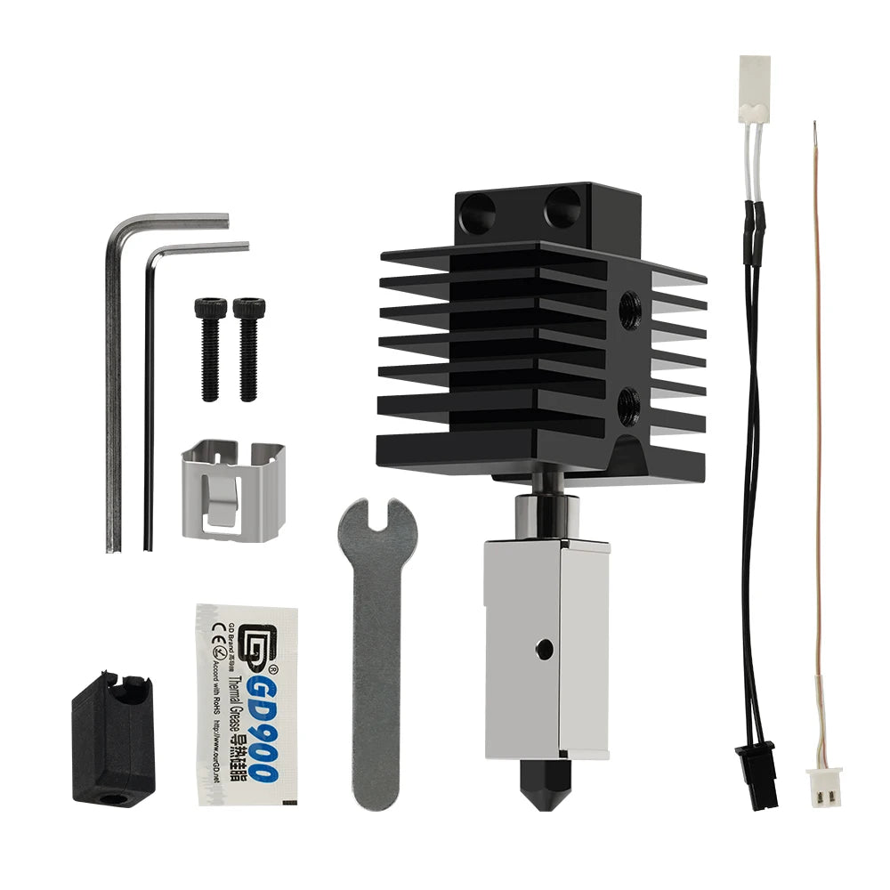 Upgraded Hotend Kit For Qidi X Plus 3 / X Max 3 / X Smart 3 / Q1 Pro Hot End Kit 24V 60W Kobra 2 Plus/2 Max/2 Neo/2 Pro