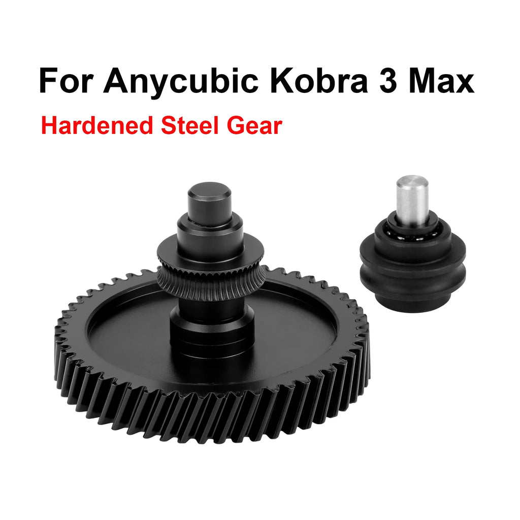 For Anycubic Kobra 3 Max Extruder Gear Upgrade Hardened Steel Helical Gears High Strength Wear Resistant 3D Printer Accessories