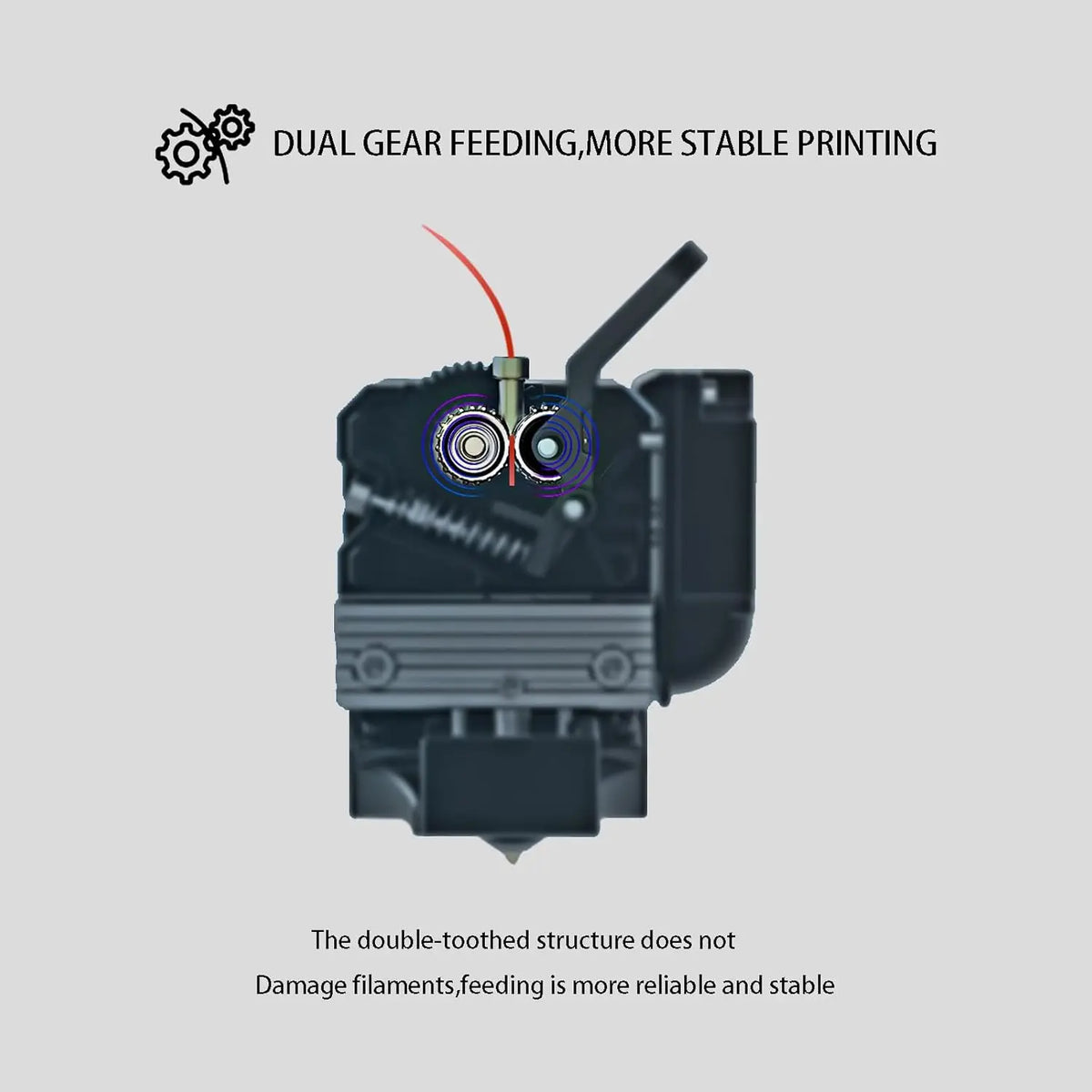 Compatible with Ender-3 S1/Ender-5 S1/Ender-3 V3 SE/V3 KE 3D Creality Ender 3 V3 SE/KE Direct Extruder Extrusion Mechanism Kit