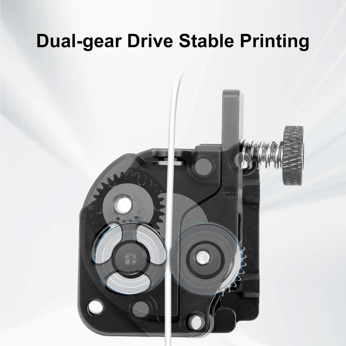 Extruder for Creality K1/K1C/K1 Max–Extrusion Mechanism with Motor, Dual-Gear Drive Stable and Compatible with Various Filament