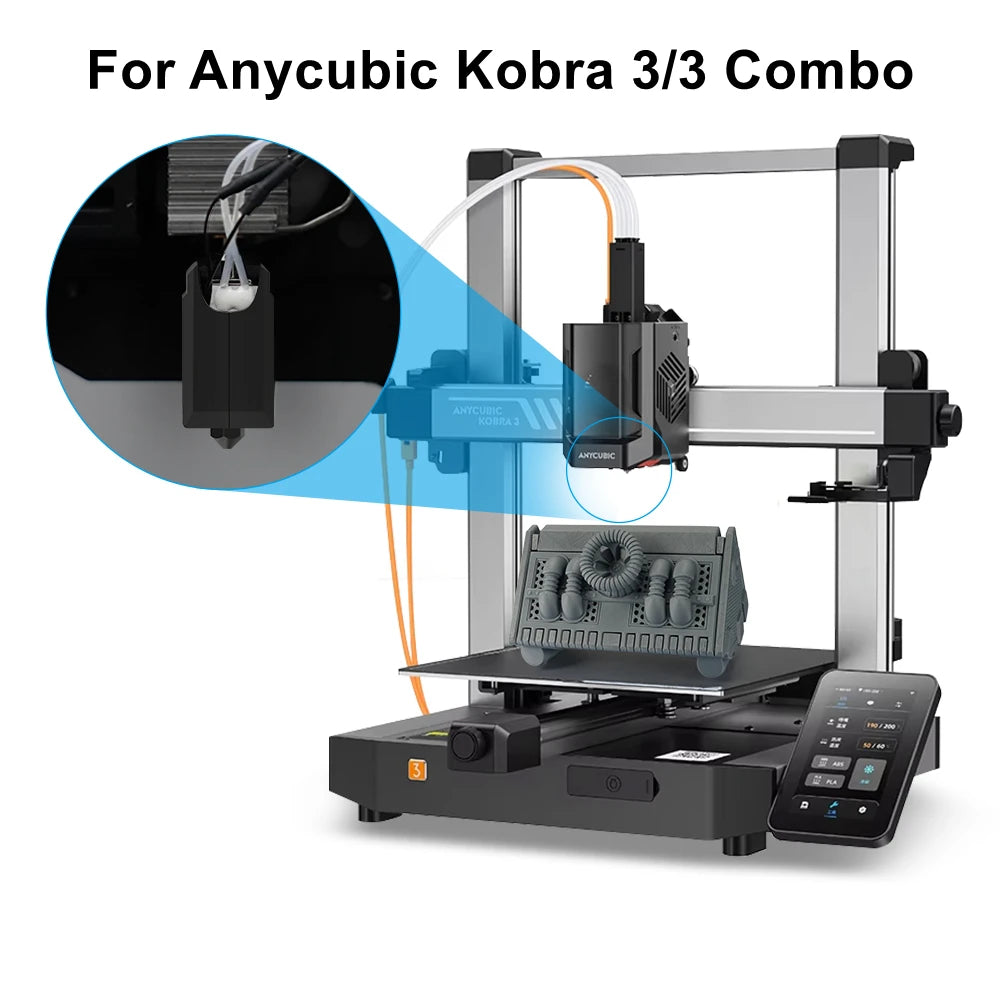 Upgrade Hotend For Anycubic Kobra 3 Ceramic Heating Plate Kit 24V 60W Quick Print Heat For Anycubic Kobra3 Combo Parts Accessory