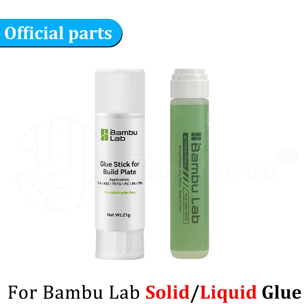 Solid/Liquid For Bambu Lab Official for Build Plate Strong Adhesion Water Soluble Low Odor Easy Clean for PLA ABS PETG ASA TPU
