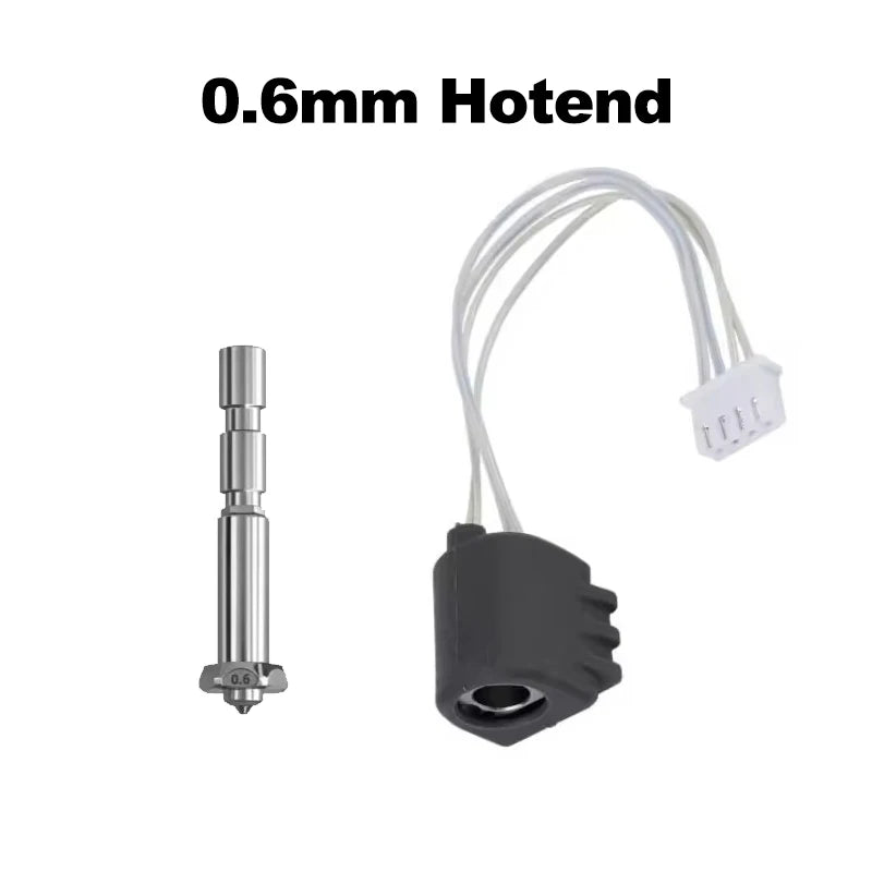 For Anycubic Kobra 3 Max Hotend 0.4/0.6/0.8mm Hot end Combo For Kobra 3 Max Upgraded Combo Quick-Swap Integrated Bimetal Nozzle